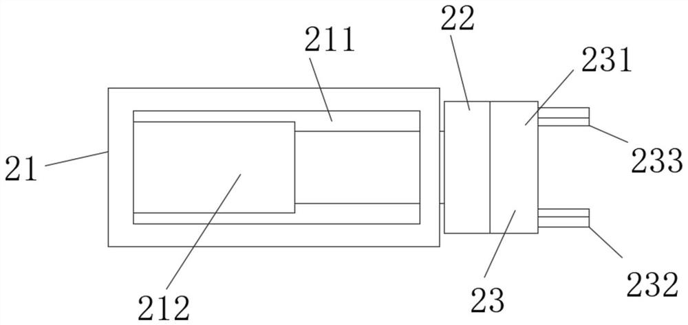 A bagging device for liquid crystal display production