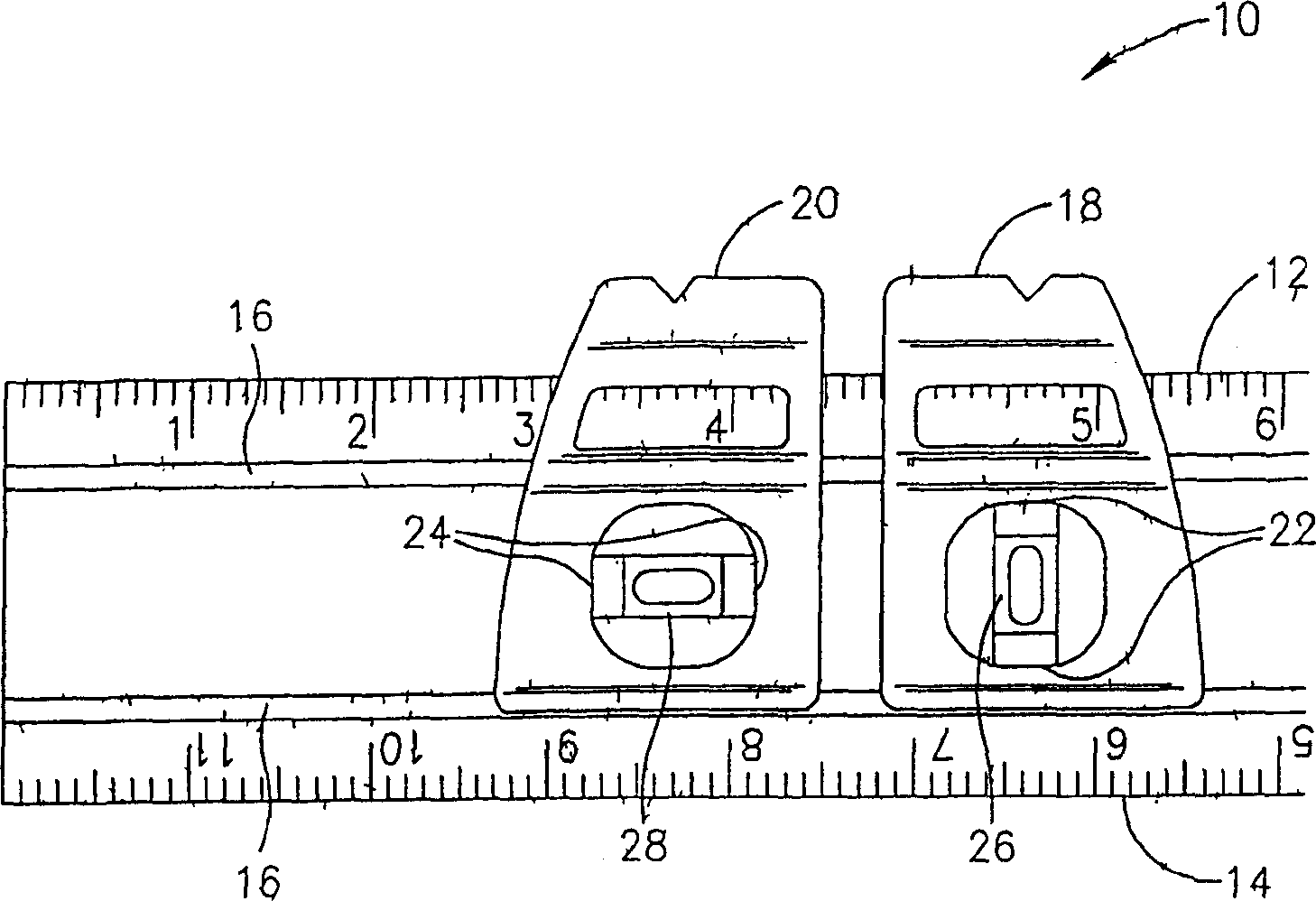Measuring and leveling device and method of using same