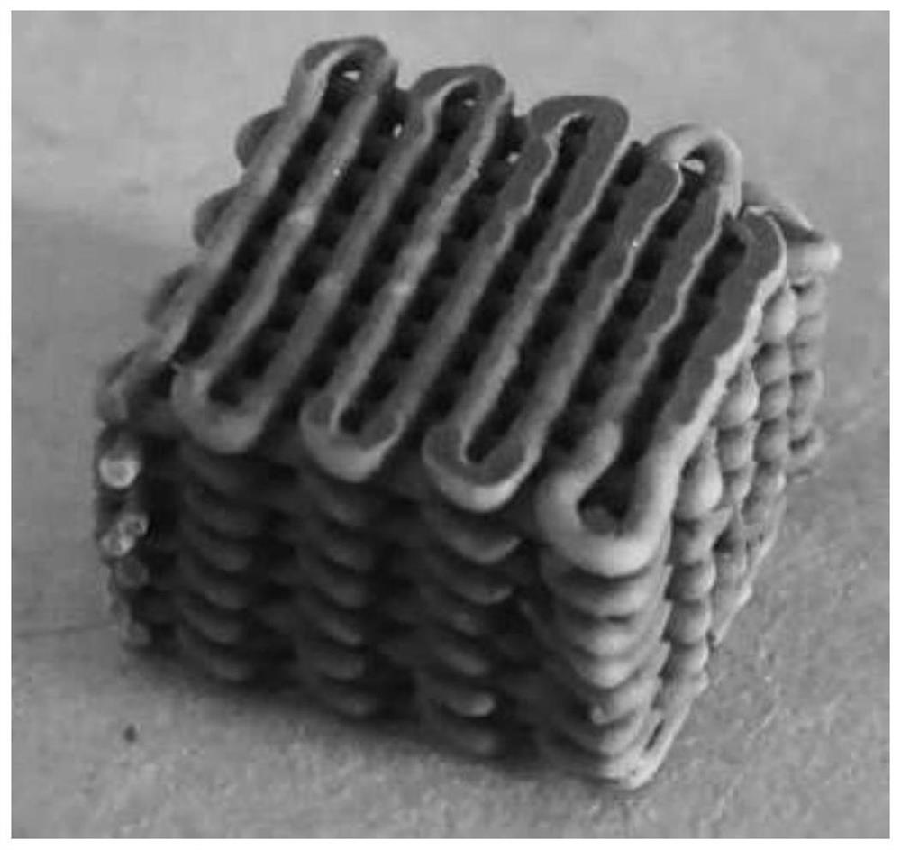 3D printed magnetic biological ceramic scaffold and preparation method thereof