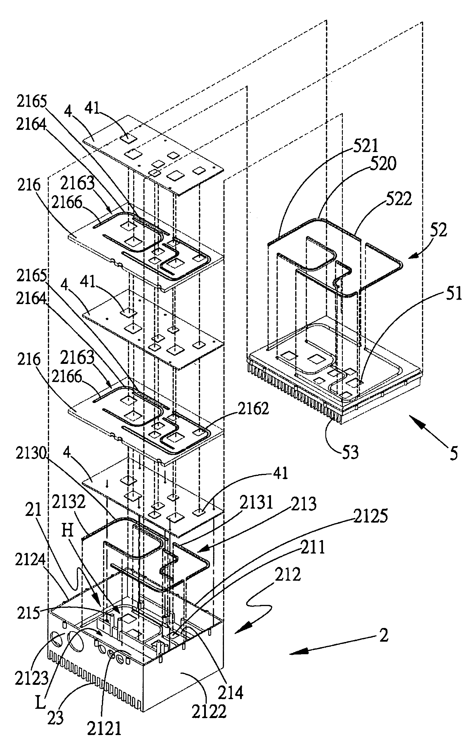 Heat dissipation structure for communication chassis