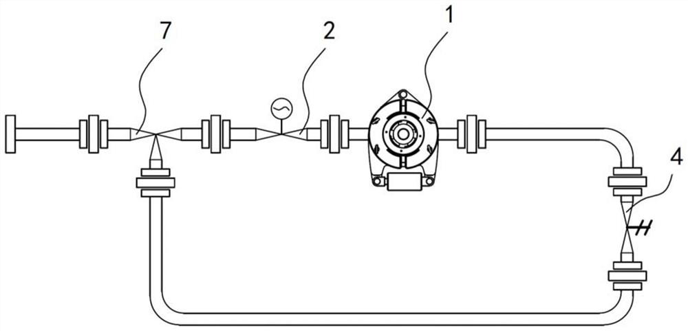 Integrated oil and gas well mouth automatic pressure control system