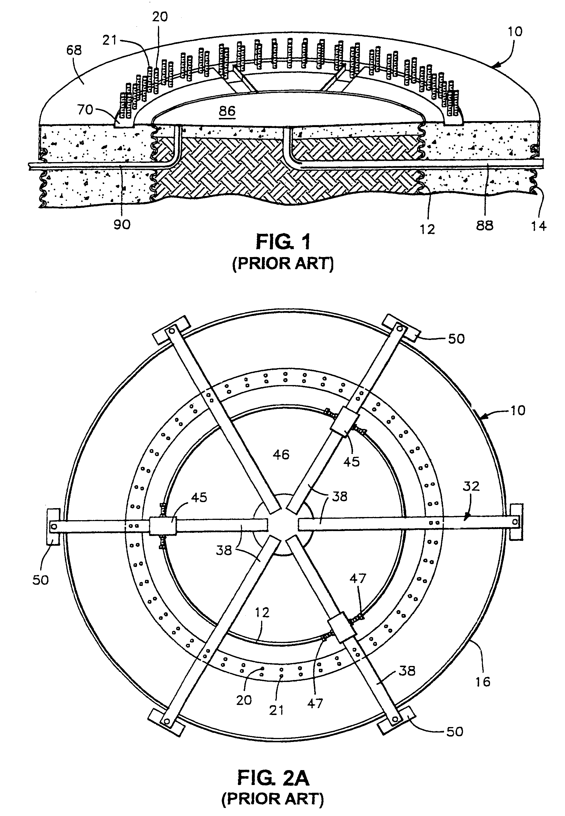 Method of forming a perimeter weighted foundation for wind turbines and the like