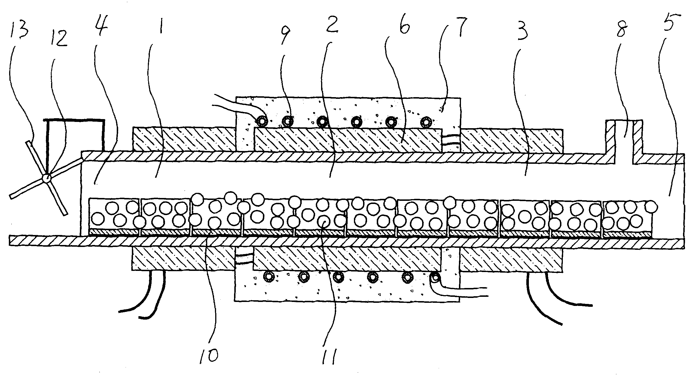 Method for extracting metal cobalt and tungsten from scrap hard alloy and special calcining device