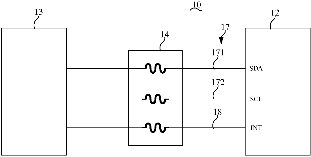 Anti-interference circuit structure and mobile terminal