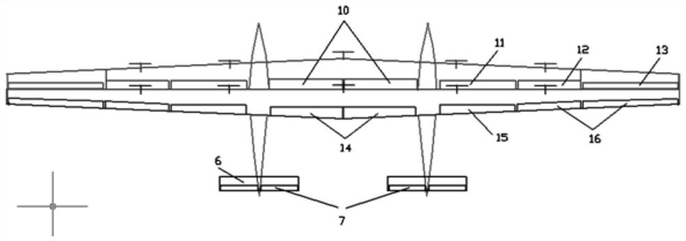 High-aspect-ratio high-strength double-layer wing solar unmanned aerial vehicle