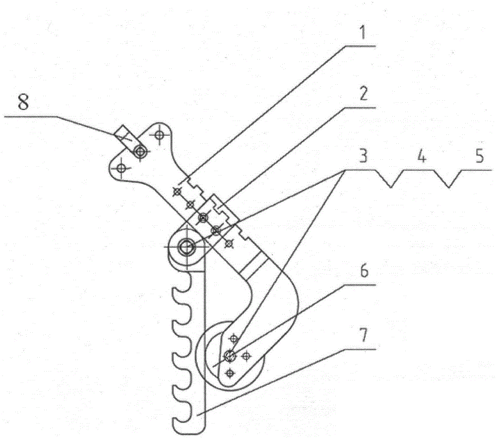 A multi-layer pipe row hook