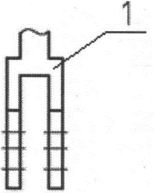 A multi-layer pipe row hook