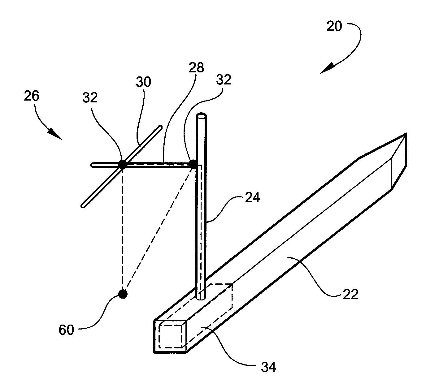 Golf ball alignment device having physical and optical alignment members