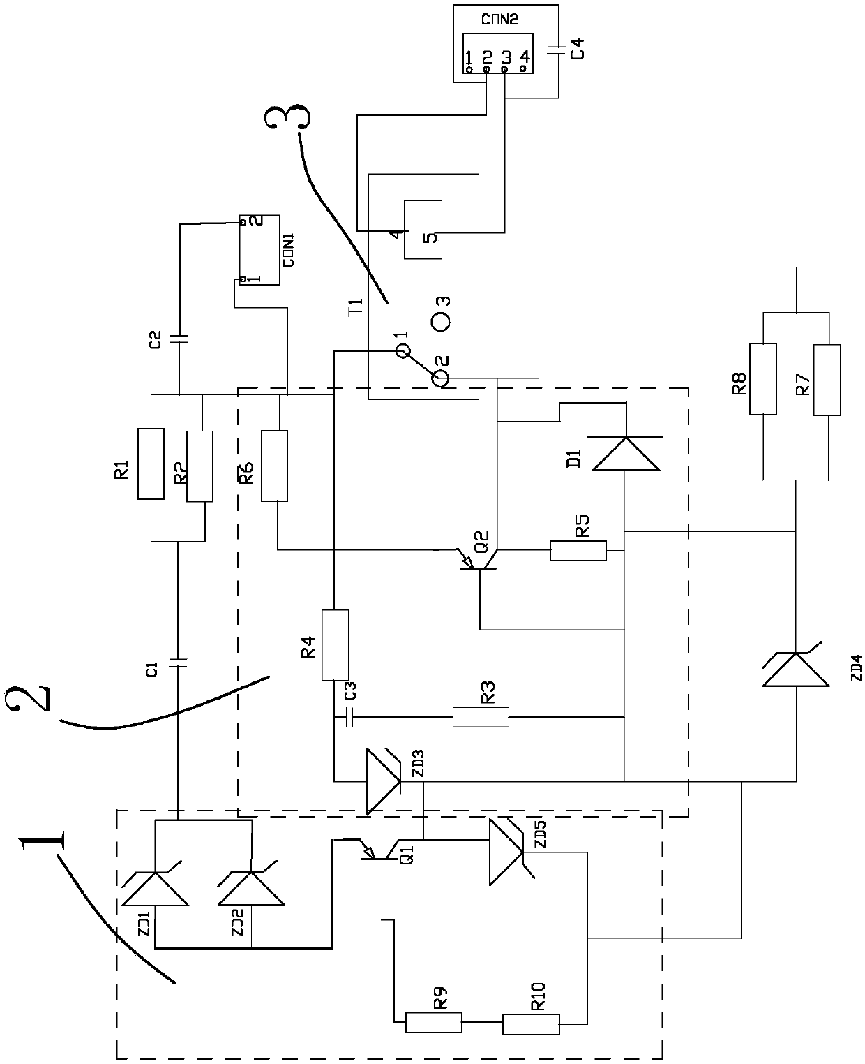 Welder VRD electric shock preventing protection control circuit