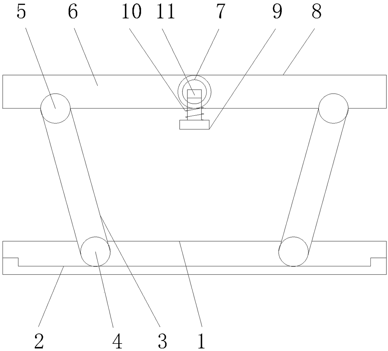 Mattress device capable of adjusting use height conveniently