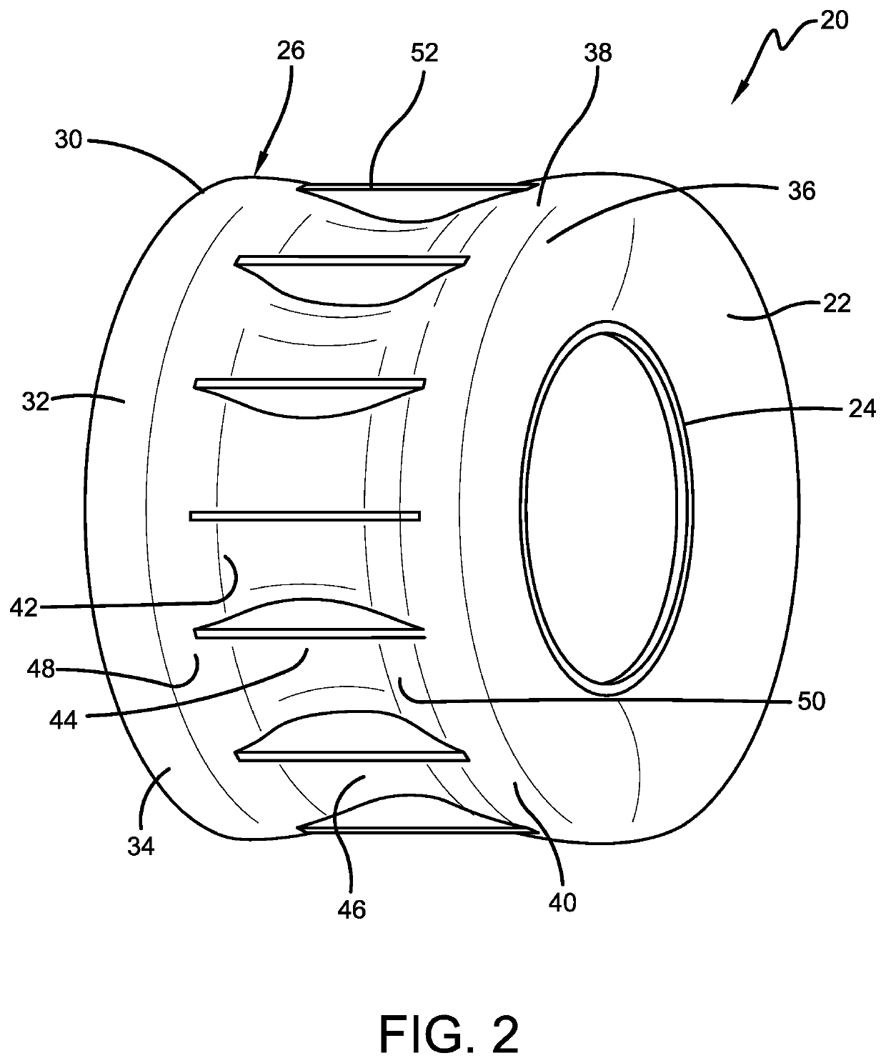 Tire for sand traction