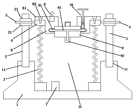 Ejection pin puncture marine lifesaving device