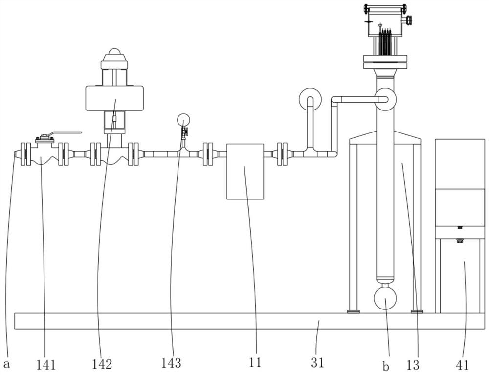 Well head gas recovery and purification device and method