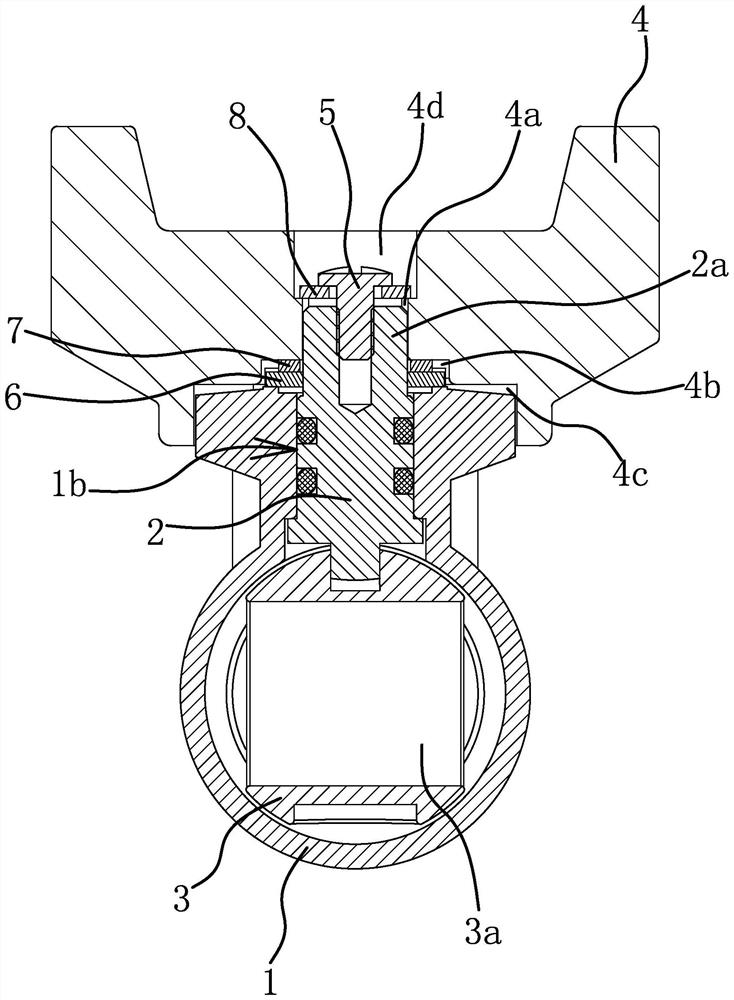 Fuel gas magnetic locking ball valve