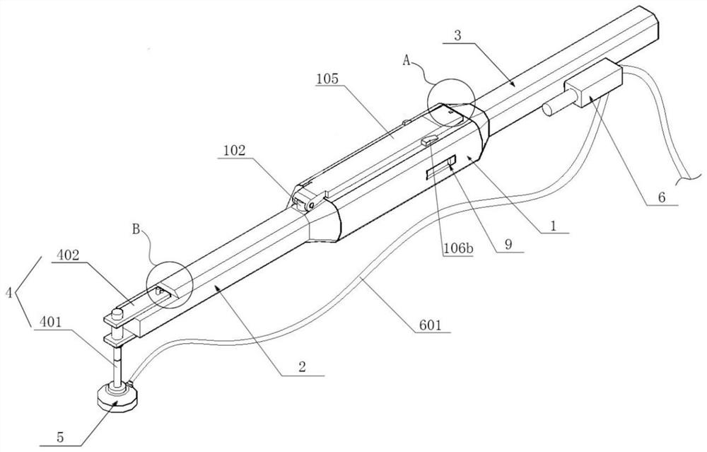 Steel belt sample control device for sampling