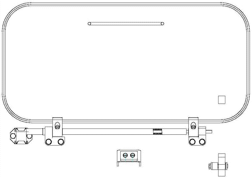 Stepless adjustable opening angle type top hold door