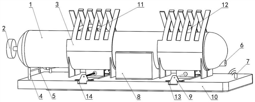 A seated auv underwater docking platform