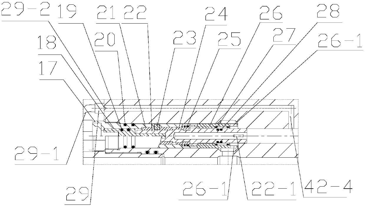 Downhole intelligent-control-type packing injection proration device