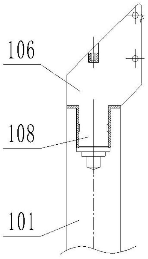 Hanging type multi-degree-of-freedom display screen