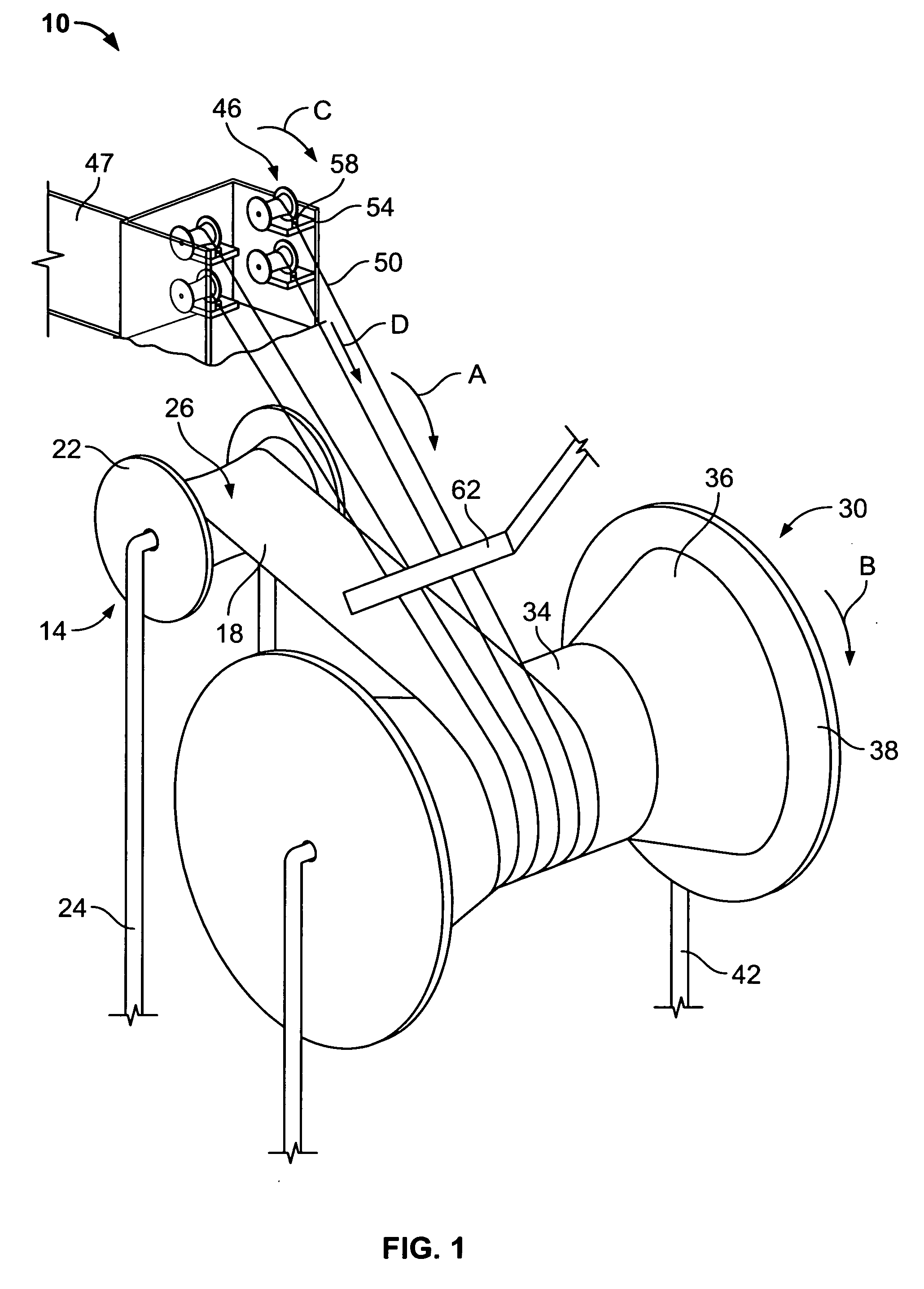 System and method for consolidating dry fabric around a mandrel