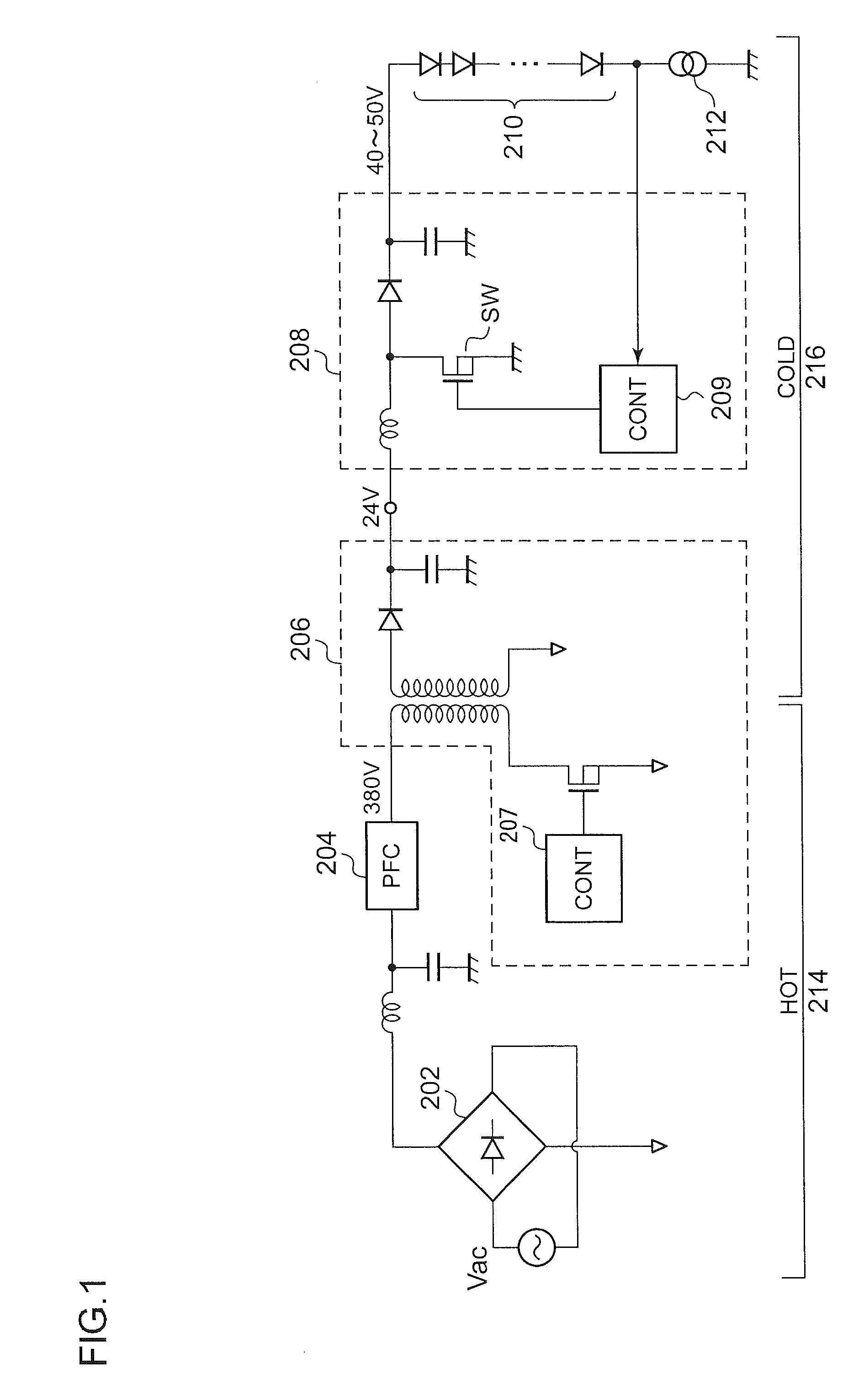 Driving circuit for light emitting diode