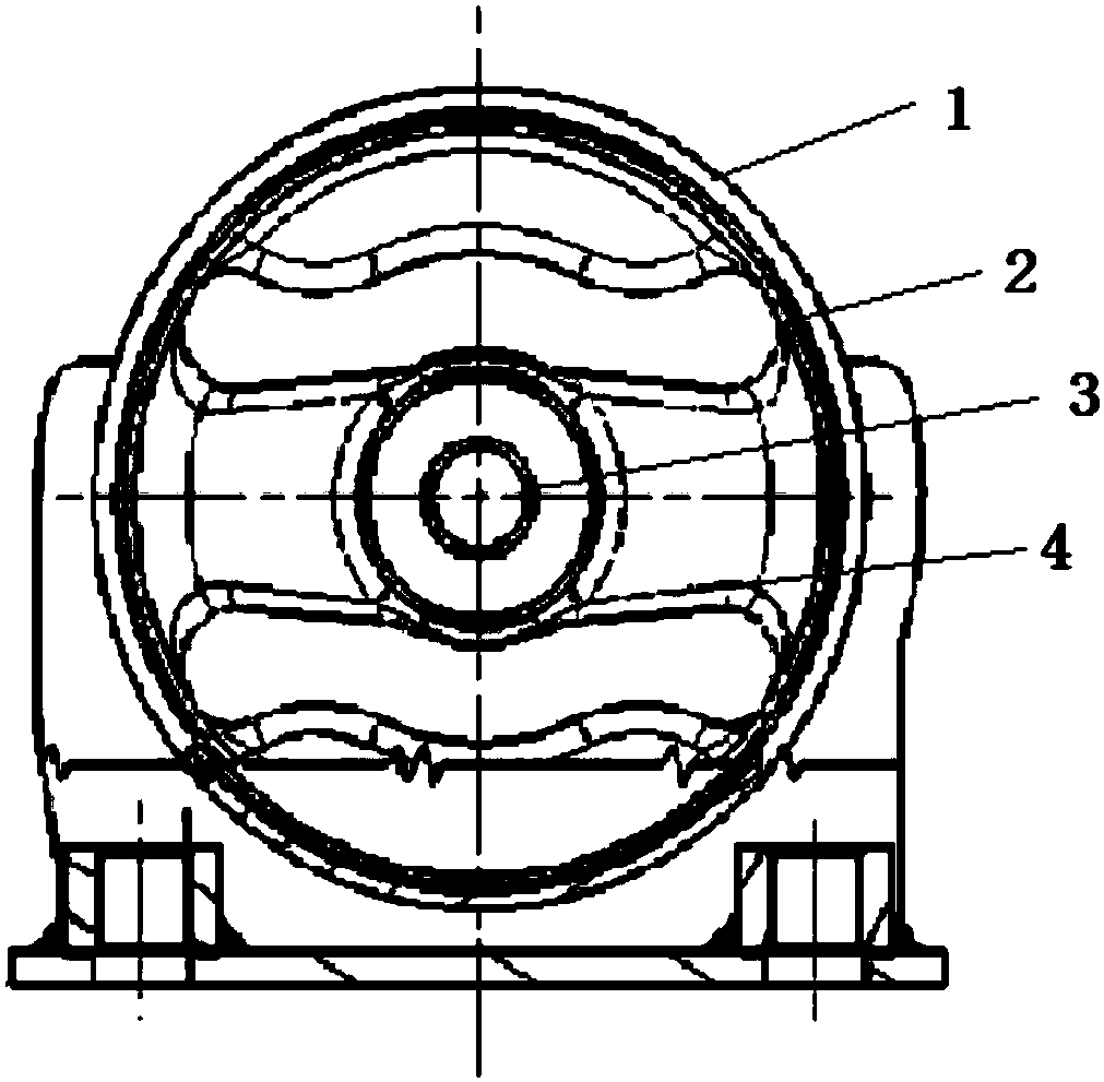 Front suspension assembly for powertrain