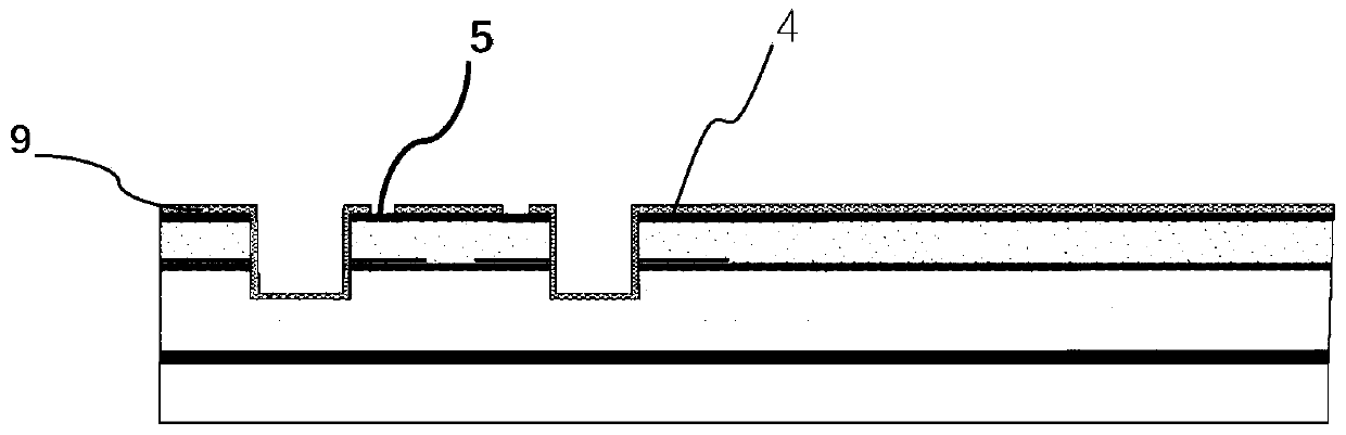 VCSEL device with transparent top lining, back positive electrode and back negative electrode, and preparation method thereof