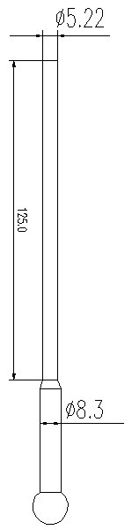 Double-length fine bar material diameter reducing device and diameter reducing method