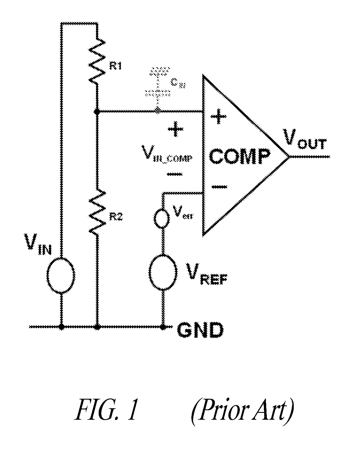 High voltage comparator with low-sensitivity to variations of process/temperature and supply
