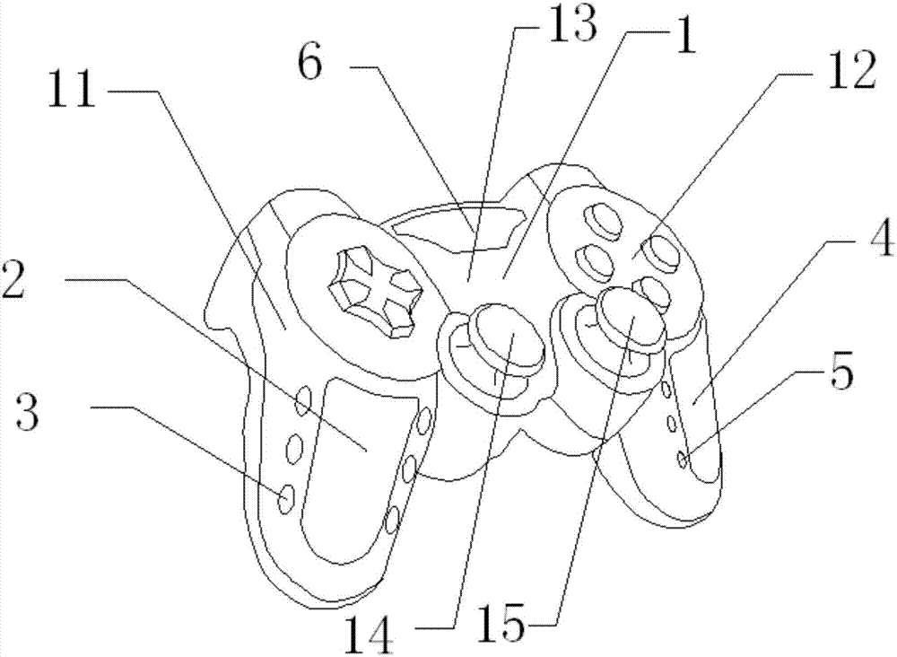 Gamepad for high-temperature heat dissipation