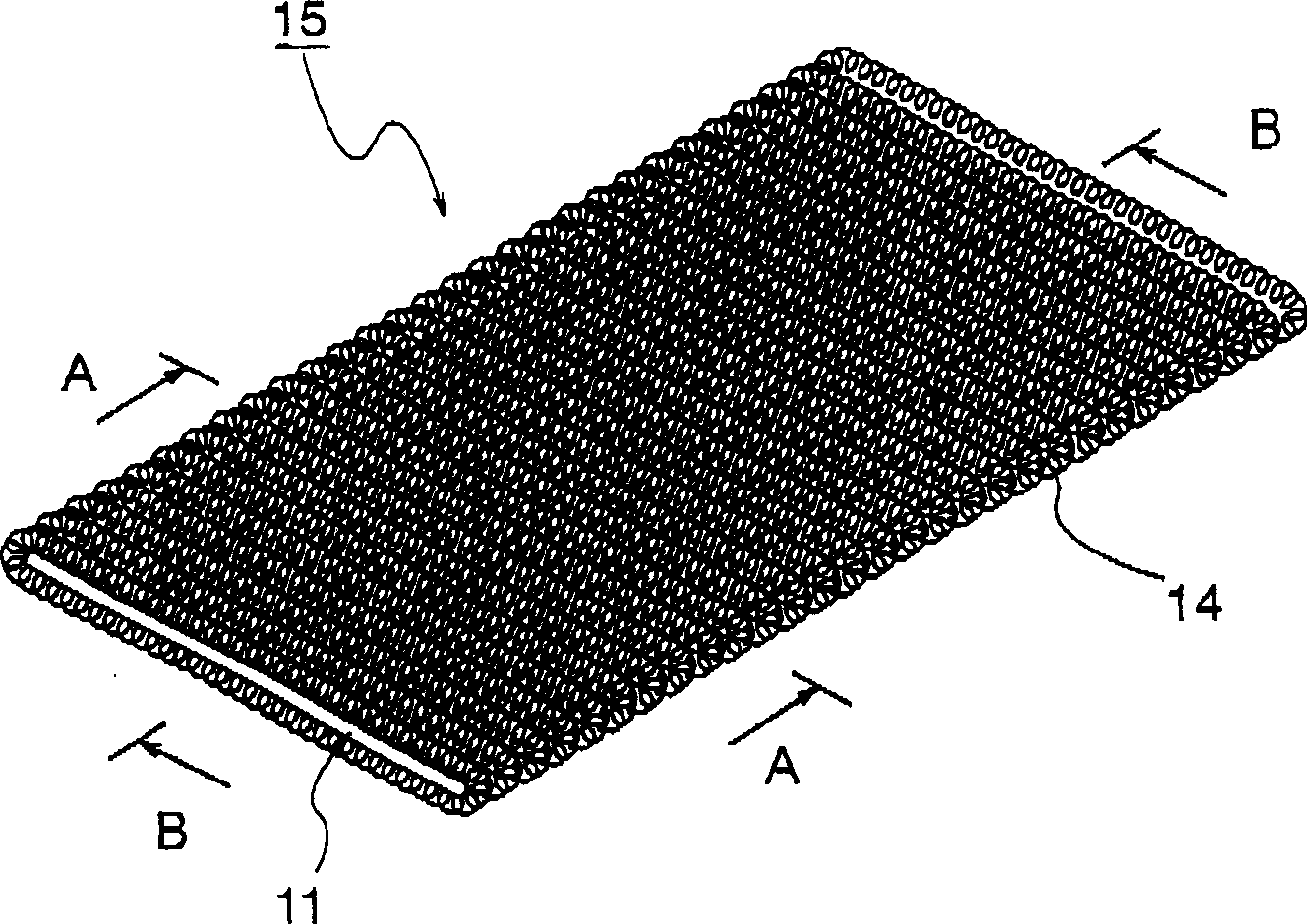 Electrode for electrolysis and ion exchange membrane electrolytic cell