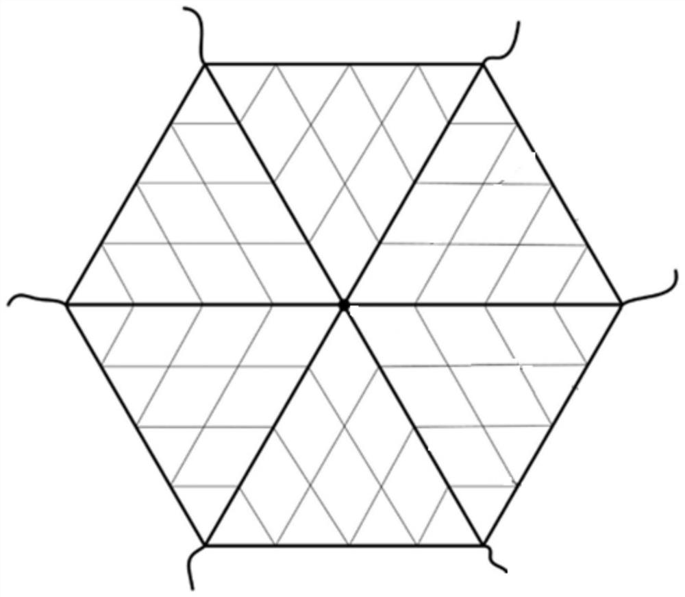 Net bag and method for folding and packaging space rope net