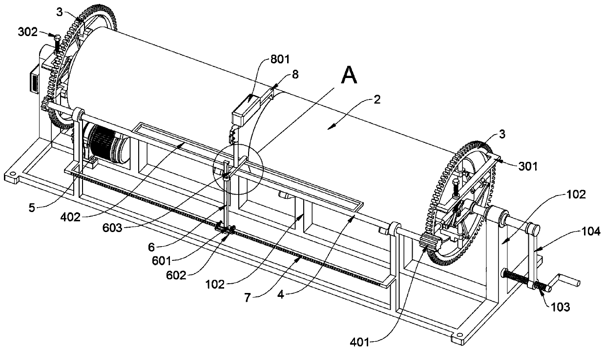 Multi-angle overturning welding device for long-distance large-diameter jacking pipe