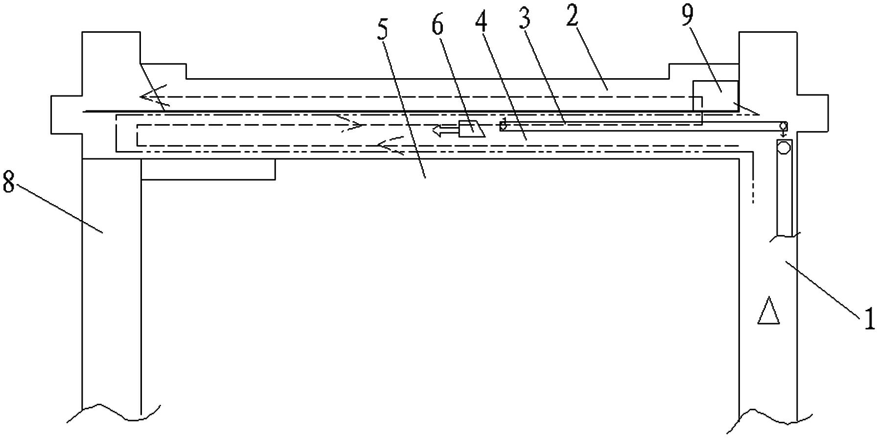 Safe and fast driving method for large-section open-off cut time-by-time tunneling