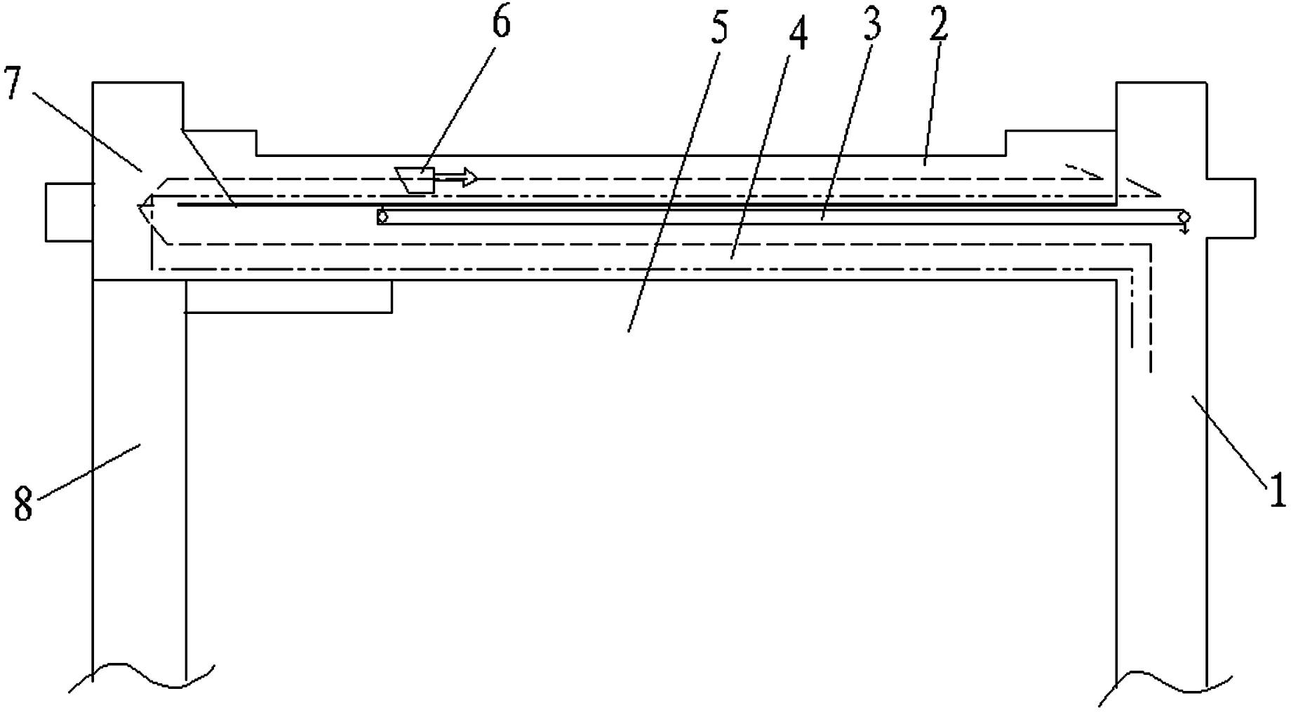 Safe and fast driving method for large-section open-off cut time-by-time tunneling