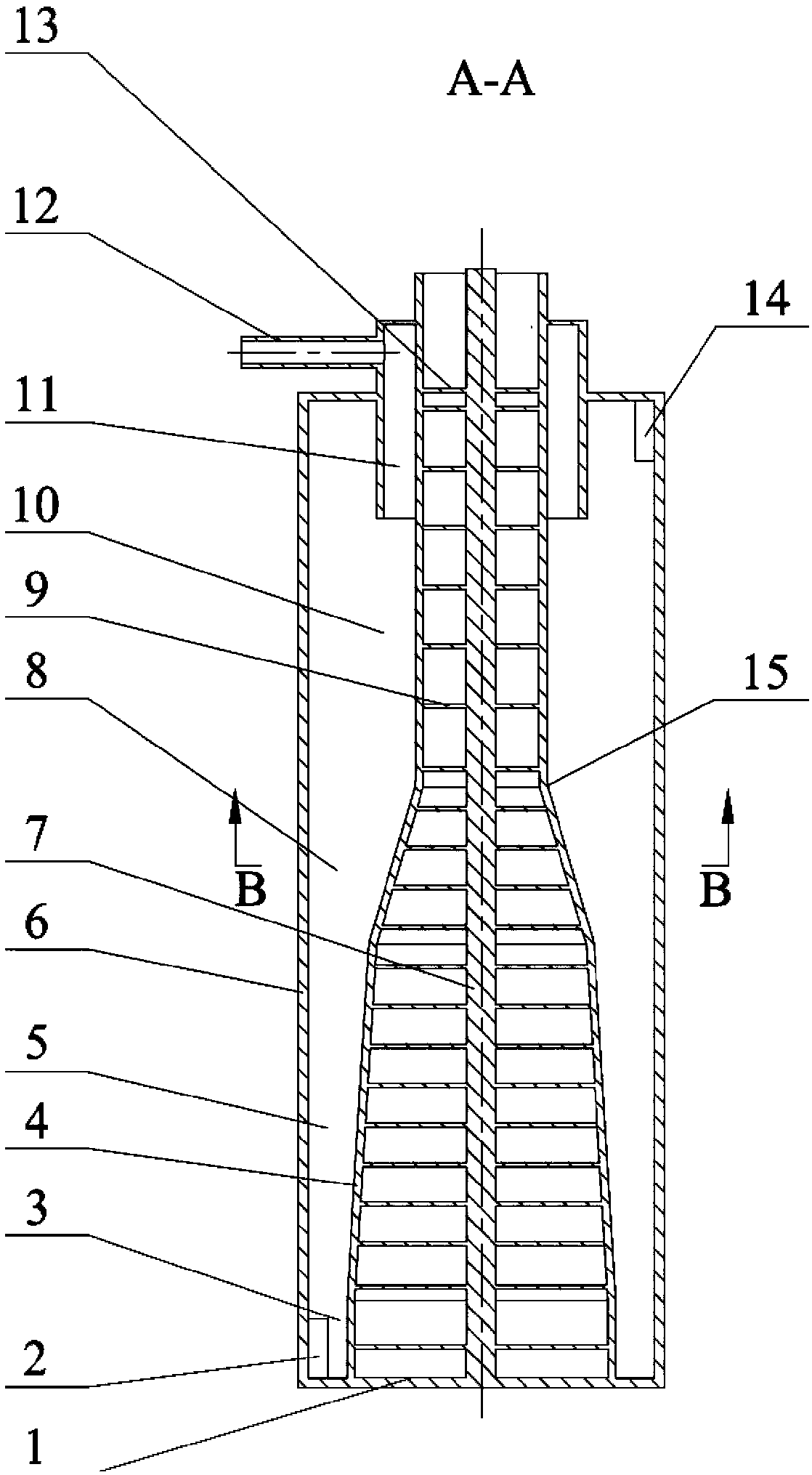 A hydrocyclone separation method and device, and an electric power control method for an inner cylinder magnetic core