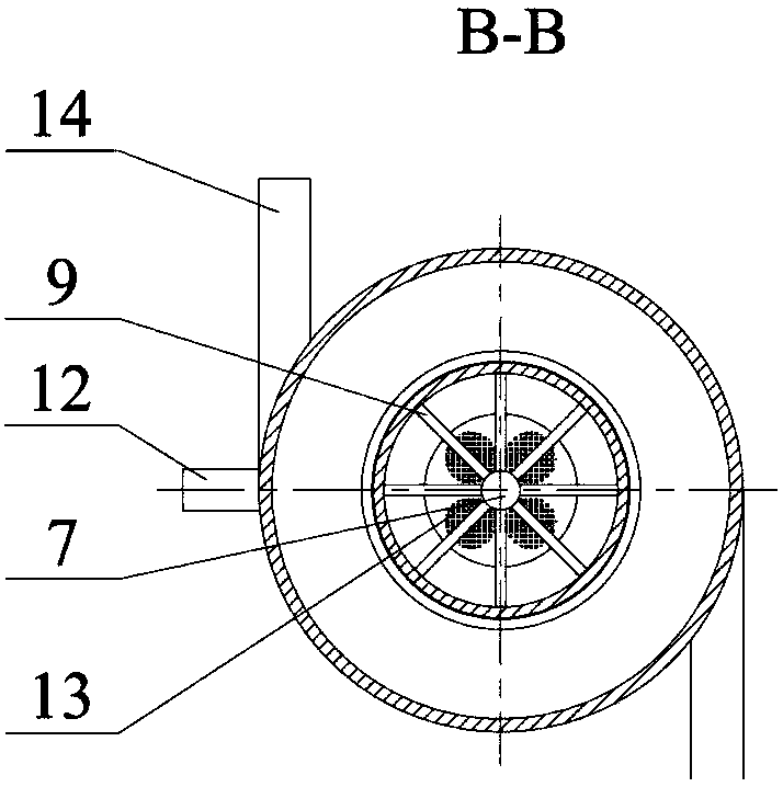 A hydrocyclone separation method and device, and an electric power control method for an inner cylinder magnetic core