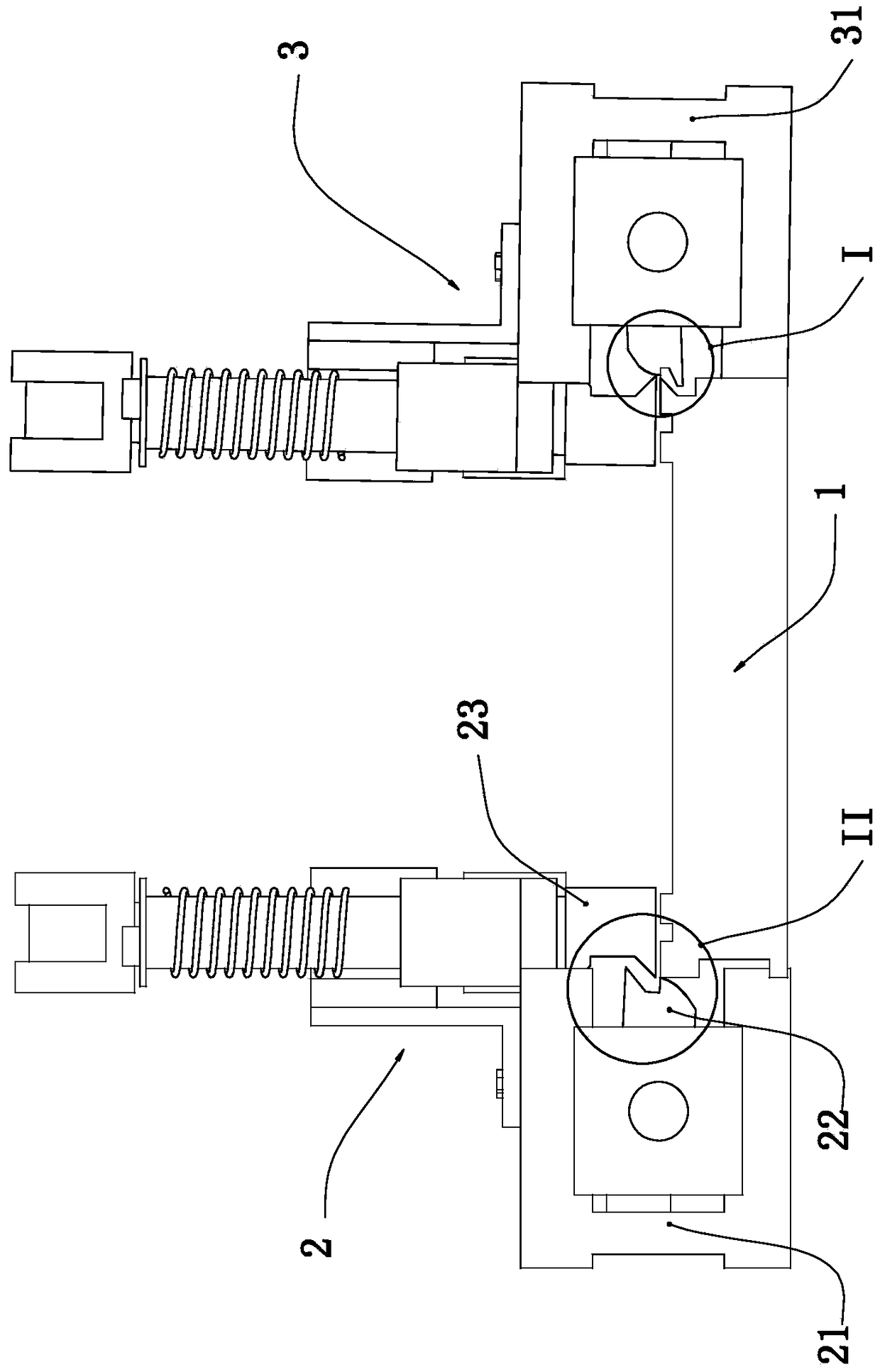 Folding, rounding and clamping devices of filter central tube forming machine