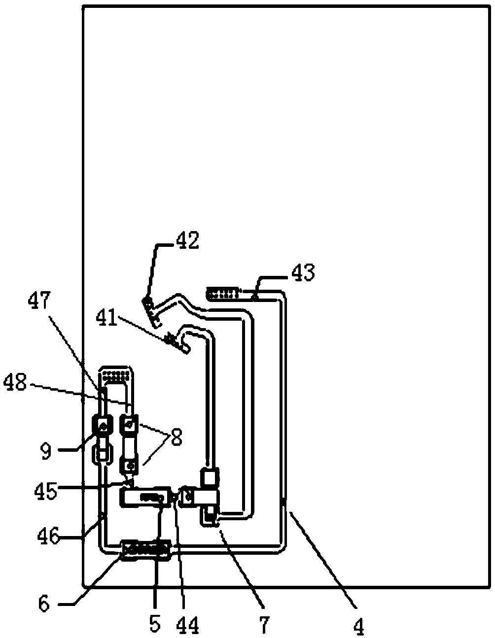 A physical switching device for multiplexing an NFC coil and a wireless charging coil