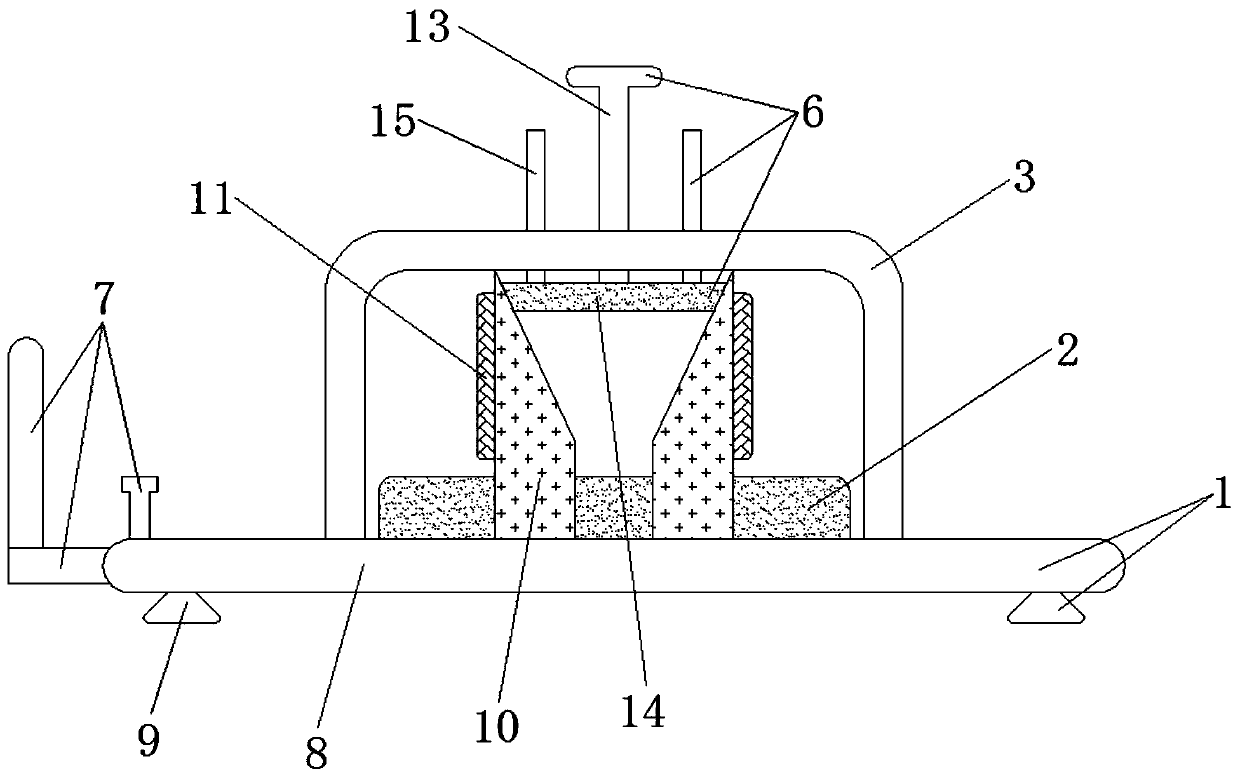 Limb restraint device for tumor radiotherapy