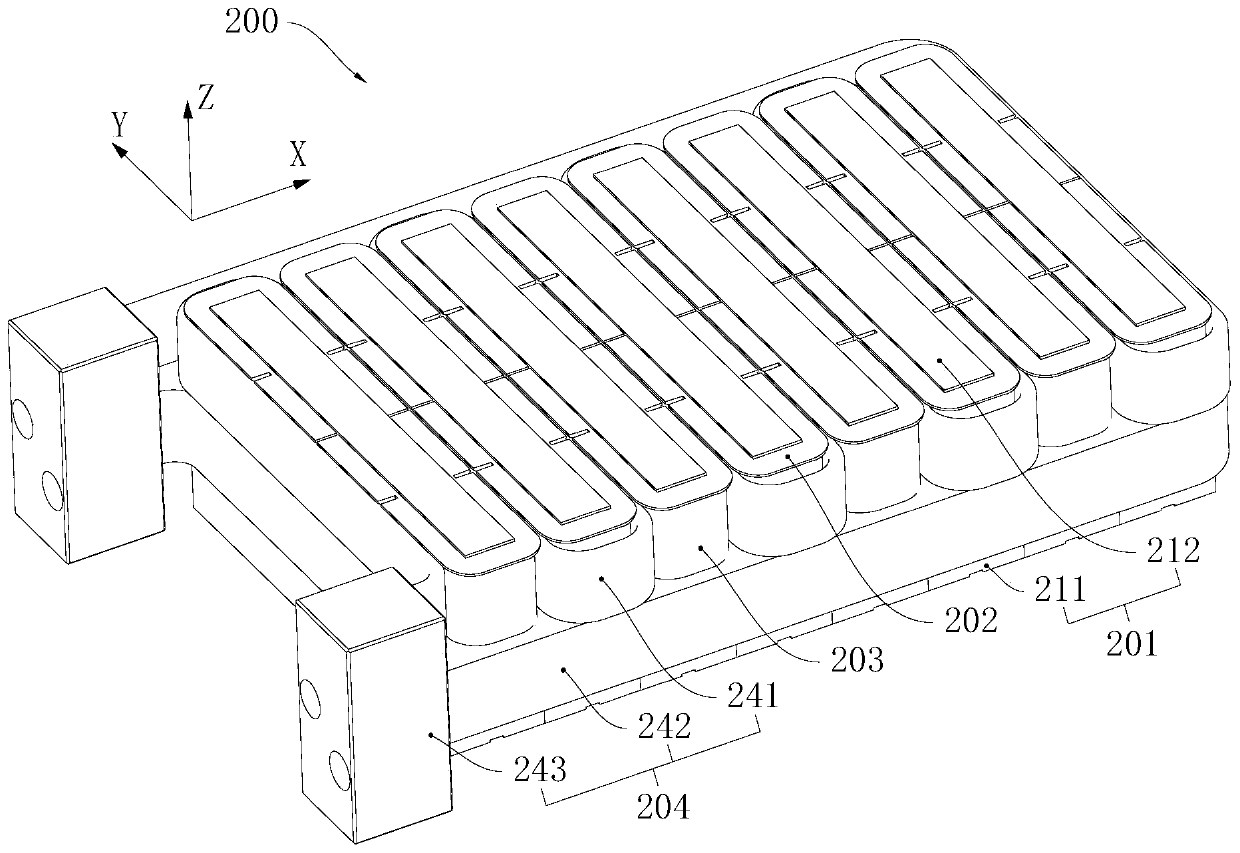 Cooling assembly of linear motor rotor, linear motor rotor, linear motor and machine tool