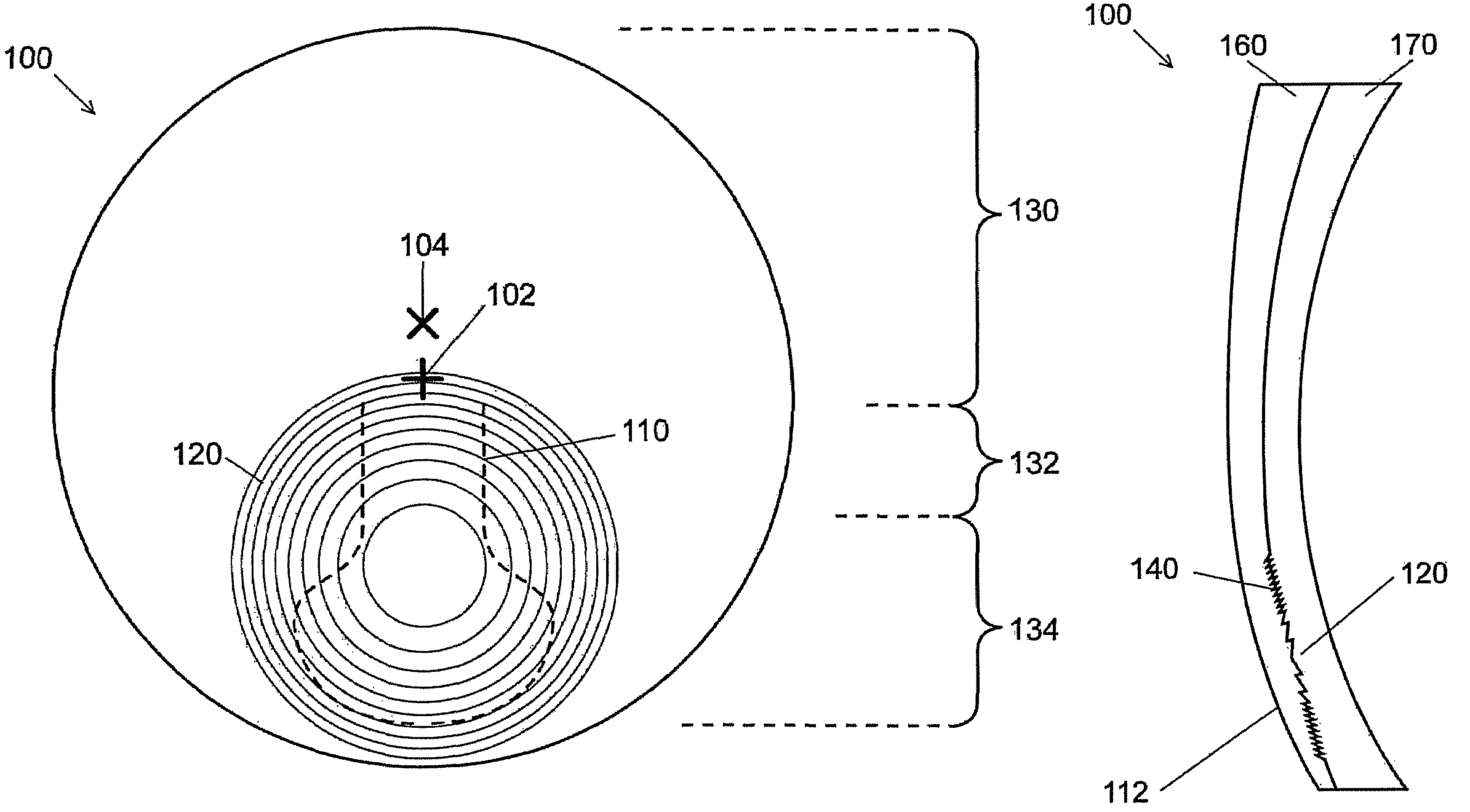 Progressive addition lens operating in combination with a multi-order diffractive optic