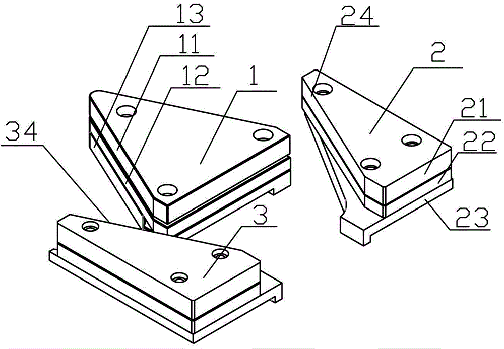 Guiding mechanism and automatic arranging machine for brittle slice products