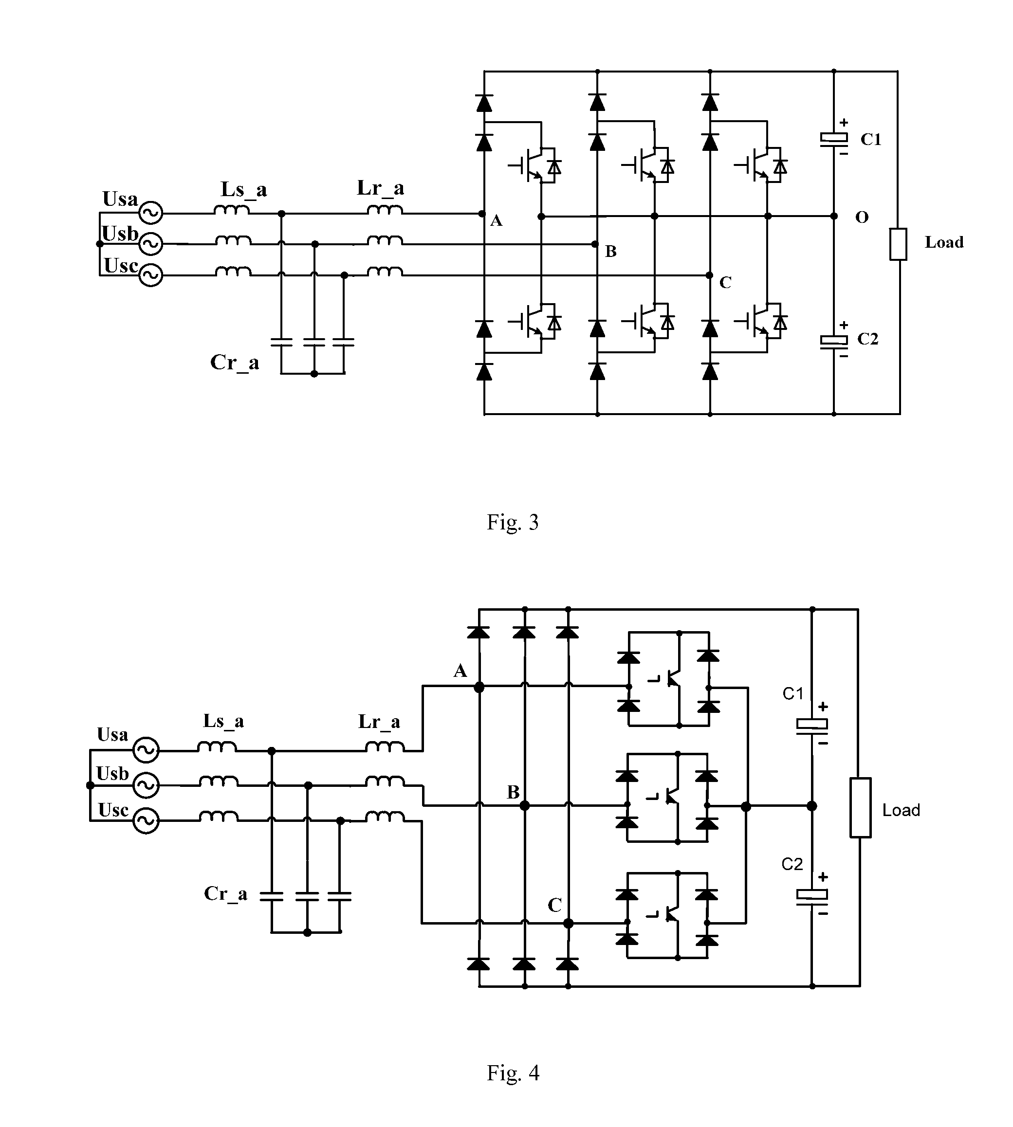 Three-phase rectification module, the system thereof and harmonic suppression method