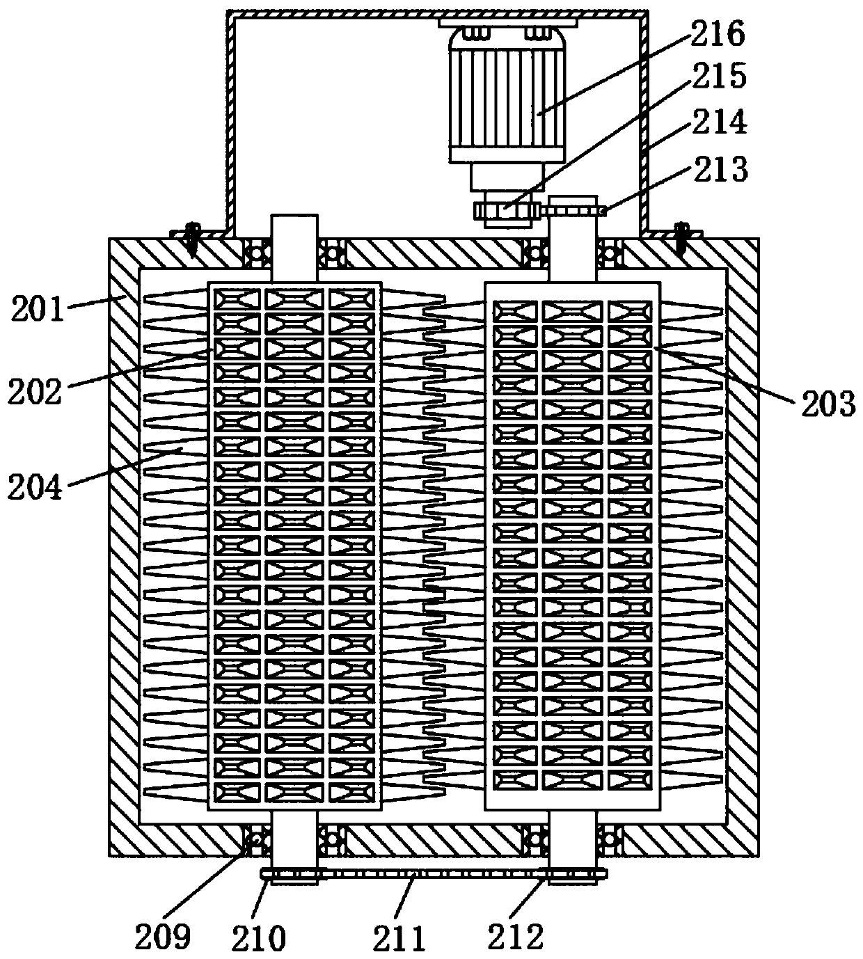 Chemical dissolving device for reduction, recycling and harmless treatment of sludge