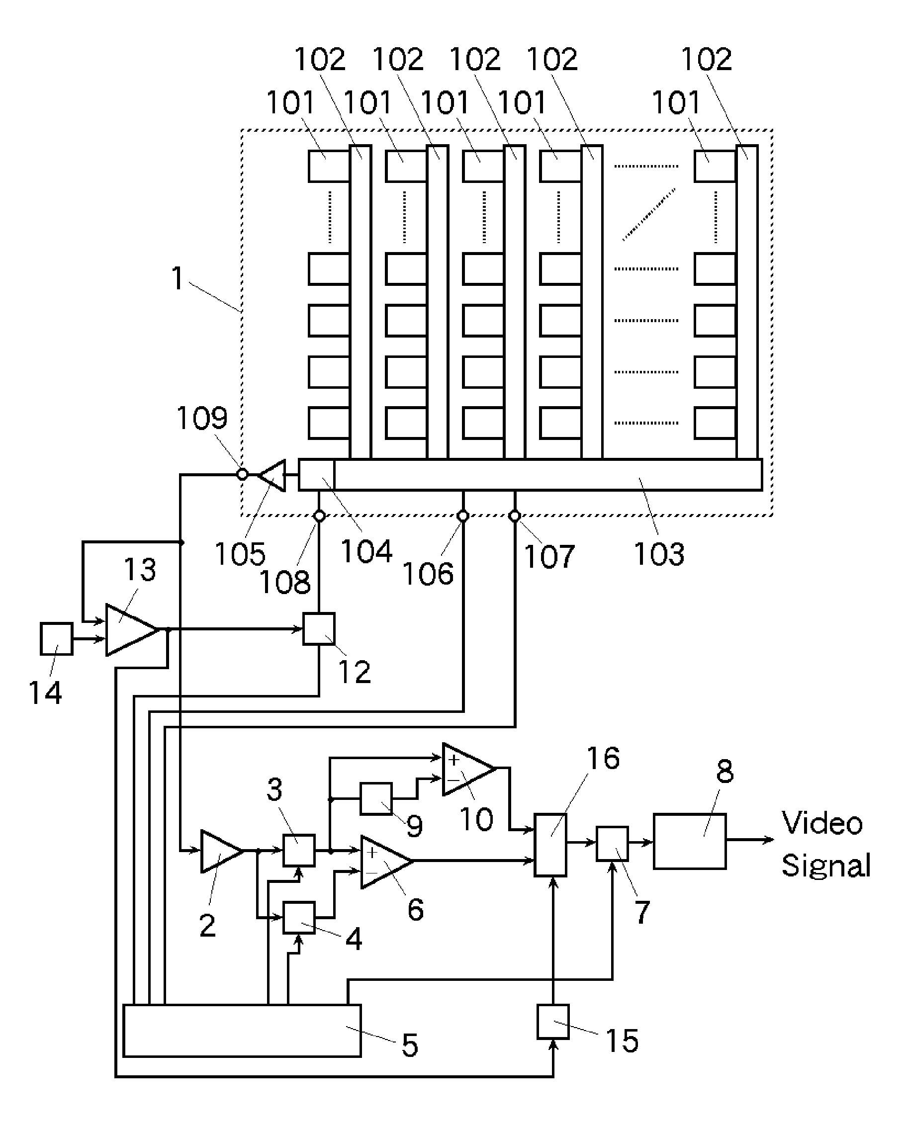 Low noise signal reproducing method for a solid state imaging device