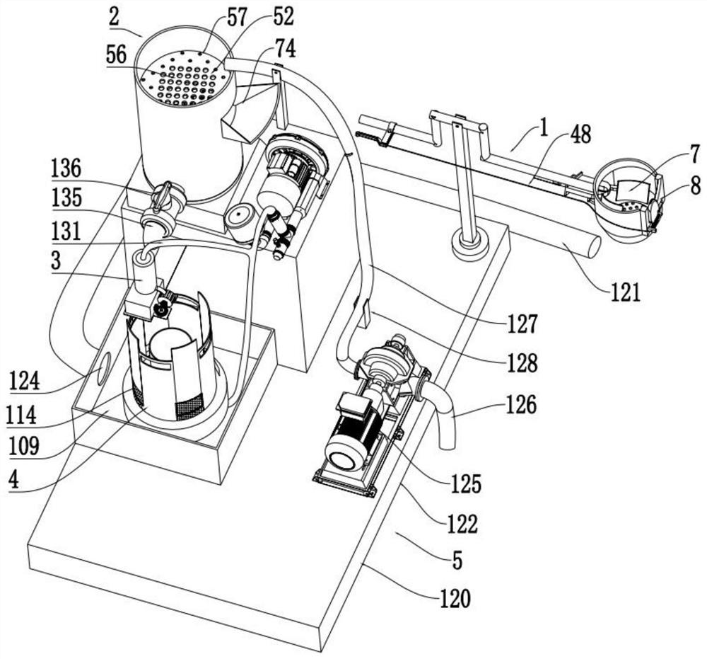 Tailoring type positioning screening self-service self-driven type internal circulation overwater mobile harvesting device