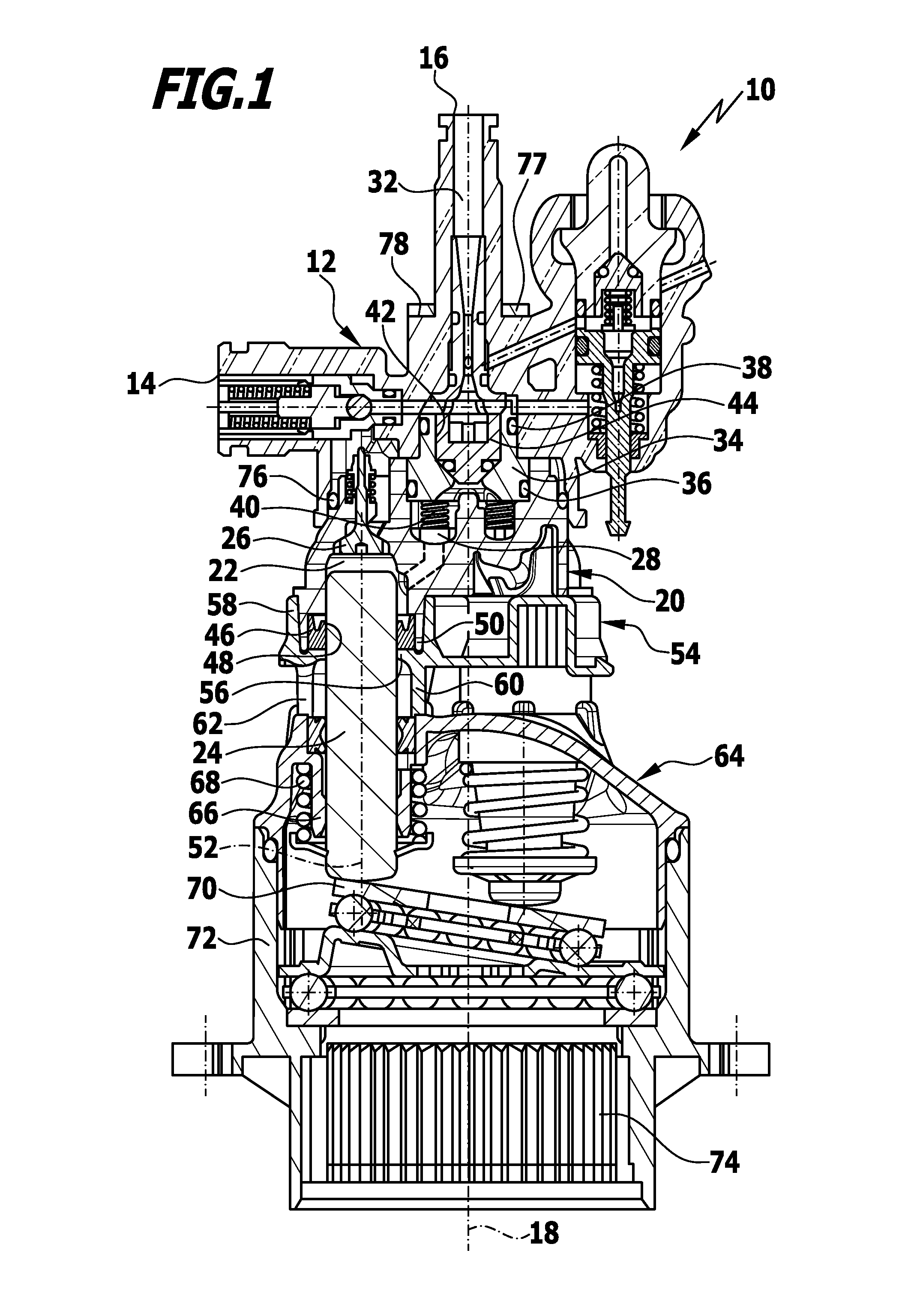 Piston pump for a high-pressure cleaning appliance