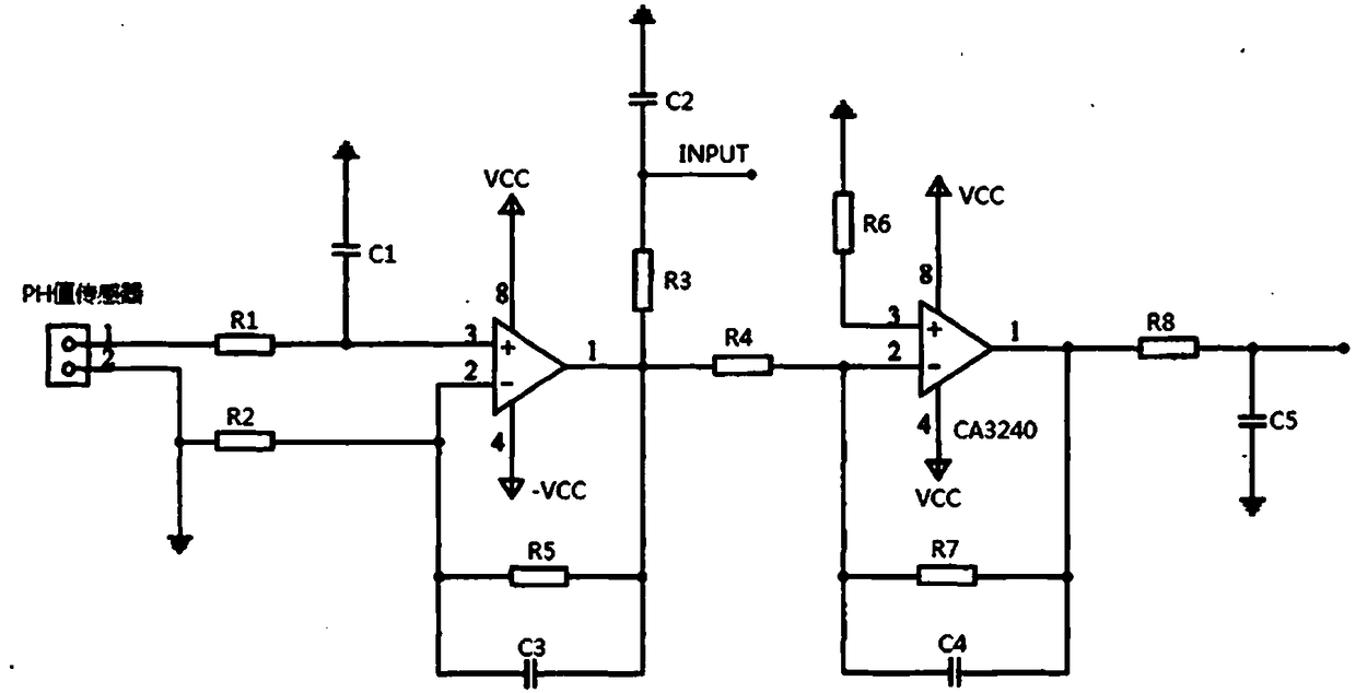 Wireless monitoring network sensor circuit