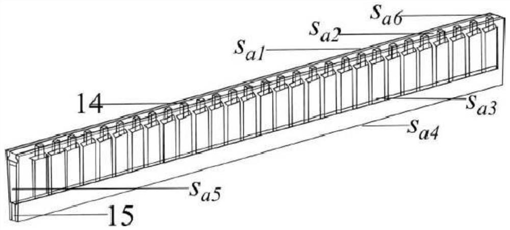 Large-scale motor global thermal field and fluid flow field calculation method based on three-dimensional model boundary coupling